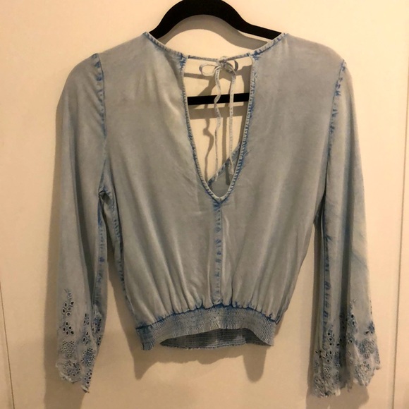Denim blouse - Picture 3 of 4